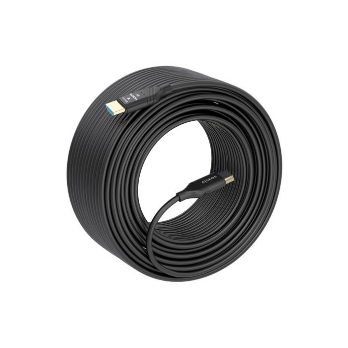 Cable HDMI 2.0 AOC 4K Aisens A148-0931/ HDMI Macho - HDMI Macho/ 25m/ Negro 1