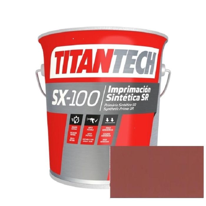 Titan Sx100 Imprimación S/R Rojo Óxido 4L