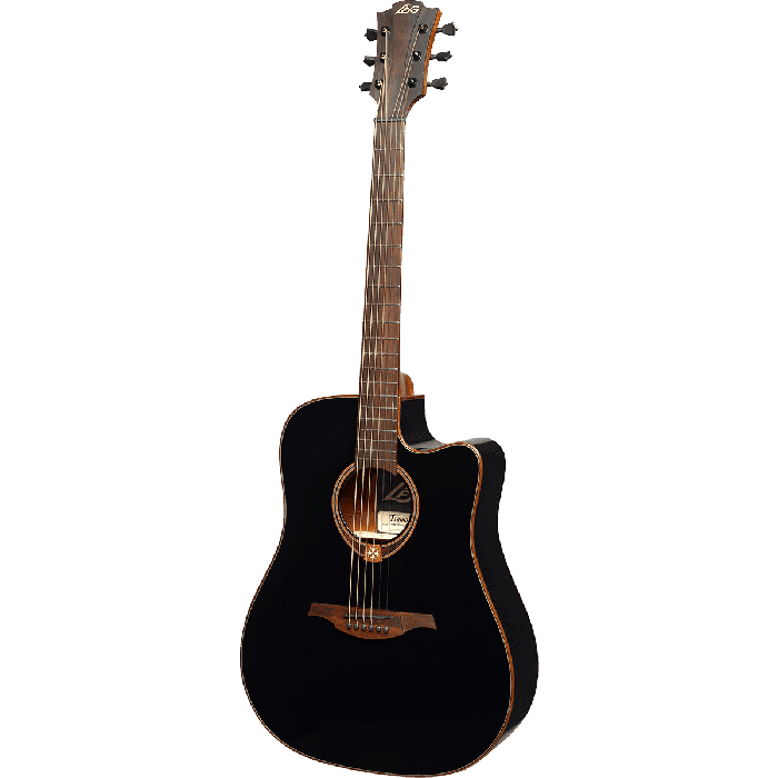 LAG Guitarra Acústica Dreadnought Cutaway Tramontane 118 A/E Electroacústica Negra Brillante 2 LAG Guitarra Acústica Dreadnought Cutaway Tramontane 118 A/E Electroacústica Negra Brillante 2