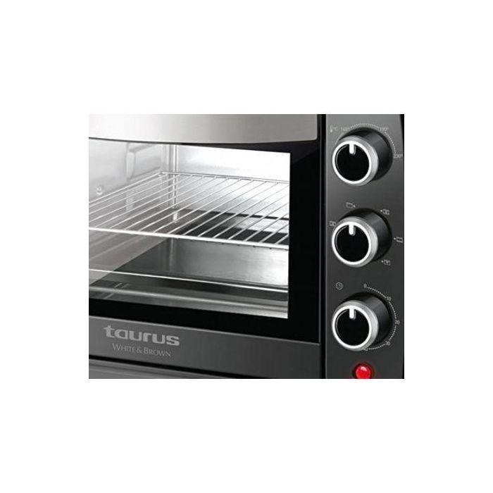 HORNO DE SOBREMESA TAURUS HORIZON 22 PLUS - 1500W - 22L CAPACIDAD - 4 FUNCIONES COCCIÓN - DOBLE CRISTAL - TEMPORIZADOR HASTA 60 MIN 1 HORNO DE SOBREMESA TAURUS HORIZON 22 PLUS - 1500W - 22L CAPACIDAD - 4 FUNCIONES COCCIÓN - DOBLE CRISTAL - TEMPORIZADOR HASTA 60 MIN 1