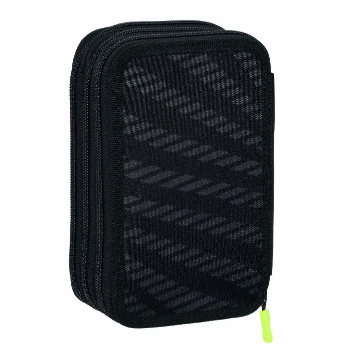 Plumier Triple Real Madrid C.F. Negro 12.5 x 20.5 x 6 cm (41 Piezas) 4 Plumier Triple Real Madrid C.F. Negro 12.5 x 20.5 x 6 cm (41 Piezas) 4