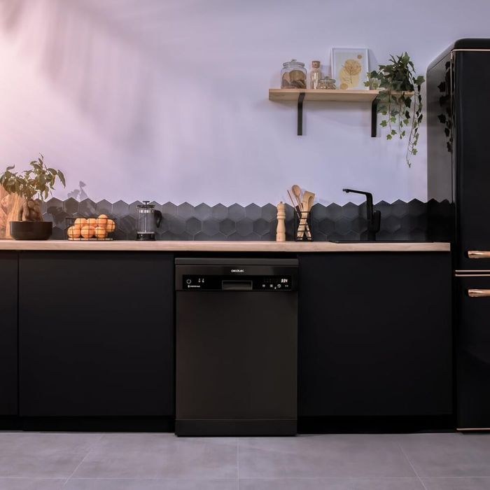 Cecotec Lavavajillas Bolero Aguazero 6500 15 cubiertos 6 programas Clase C Antracita 6