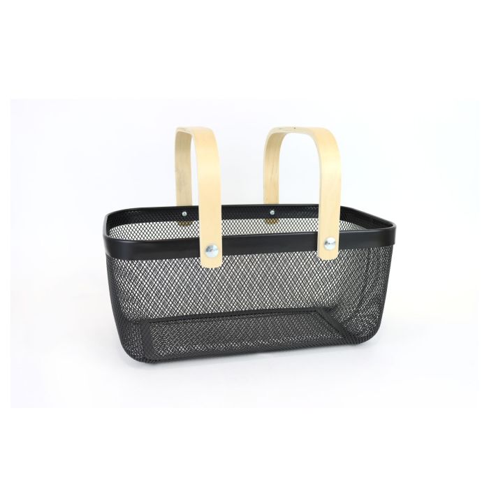 Cesta Organizadora Maison con Asa de Madera Doble - Confortime (6 Unidades) 2 Cesta Organizadora Maison con Asa de Madera Doble - Confortime (6 Unidades) 2