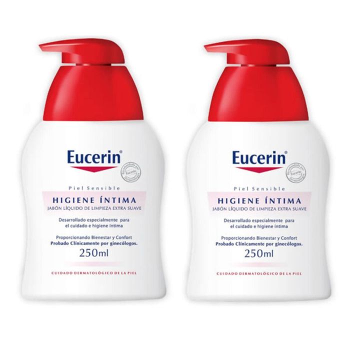Eucerin INTIM PROTECT Gel Higiene Íntima Lote 2 x 250 ml Piel Sensible Mujer 1 Eucerin INTIM PROTECT Gel Higiene Íntima Lote 2 x 250 ml Piel Sensible Mujer 1