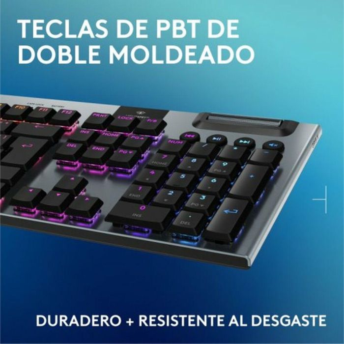 Logitech Teclado G G915 X Inalambrico Mecanico GL Tactile LIGHTSPEED RGB 3