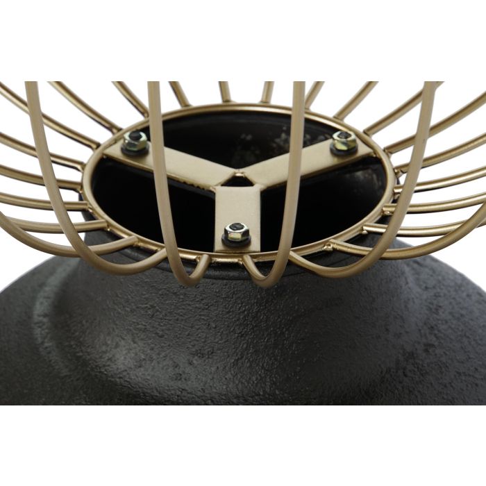 DKD Home Decor Mesita Auxiliar Vintage Negro Dorado 43.5 x 63.5 x 43.5 cm 2 DKD Home Decor Mesita Auxiliar Vintage Negro Dorado 43.5 x 63.5 x 43.5 cm 2