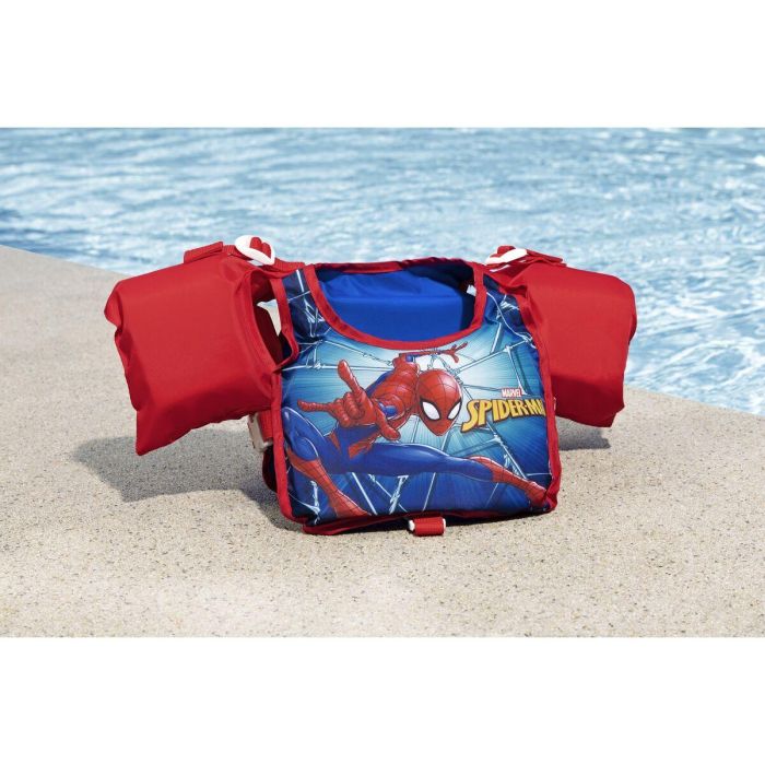 Bestway Chaleco con Manguitos Disney Spiderman 56 cm +3-6 Años Piscina y Playa 98795 1