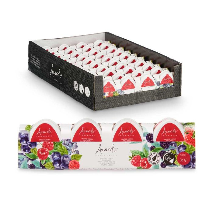 Set 4 Ambientadores Mini Frutos Rojos Acorde 24X7CM (12 Unidades) 2 Set 4 Ambientadores Mini Frutos Rojos Acorde 24X7CM (12 Unidades) 2