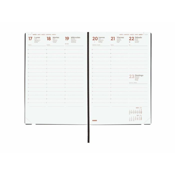 Agenda Finocam DYNAMIC MARA Y10 Rojo A5 14 x 20,4 cm 2025 3