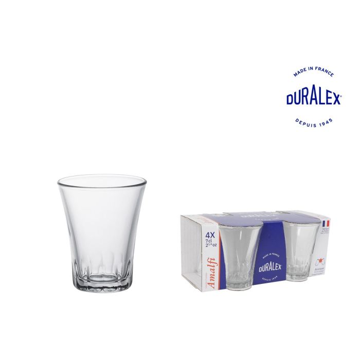 Duralex Set 4 Vasos Transparentes 7Cl Colección Amalfi (12 Cajas)