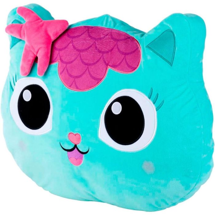 Simba 6305875292 Cojín Infantil Siregata de La Casa de Muñecas de Gabby 50 cm - Ideal para Abrazar y Decorar 1