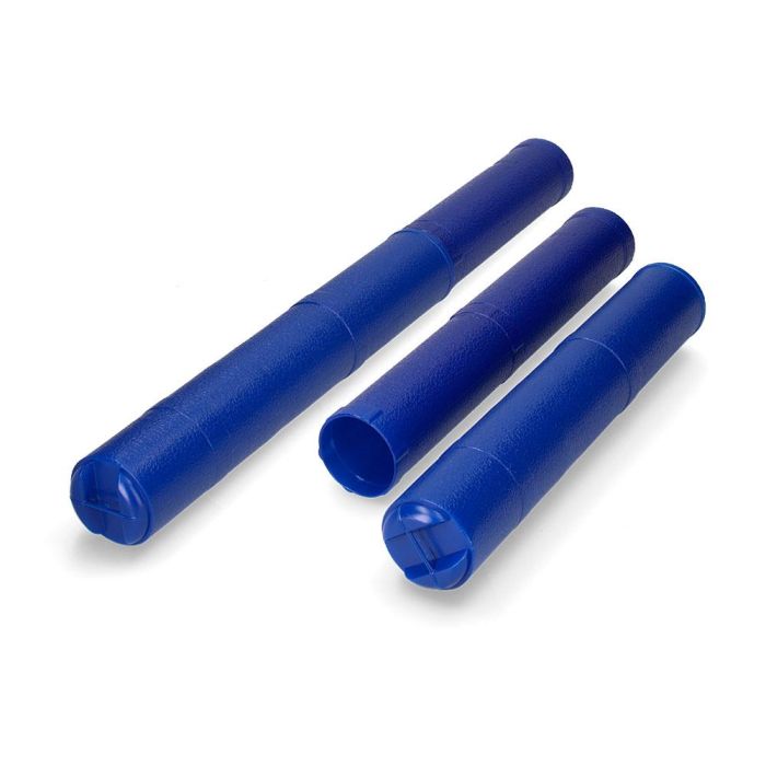 Tubo portaplanos extensible de 40 a 75cm ø65mm color azul 1