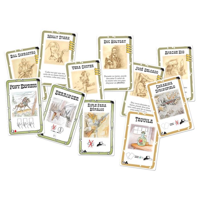 Bang! Dodge City Expansión Juego de Mesa Bang! Español 3-8 Jugadores 1
