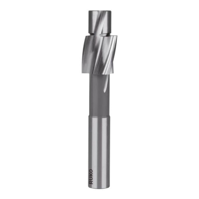 Avellanador plano RUKO 20 mm M12 Acero de alta velocidad (HSS) DIN 373 180º 4 Avellanador plano RUKO 20 mm M12 Acero de alta velocidad (HSS) DIN 373 180º 4