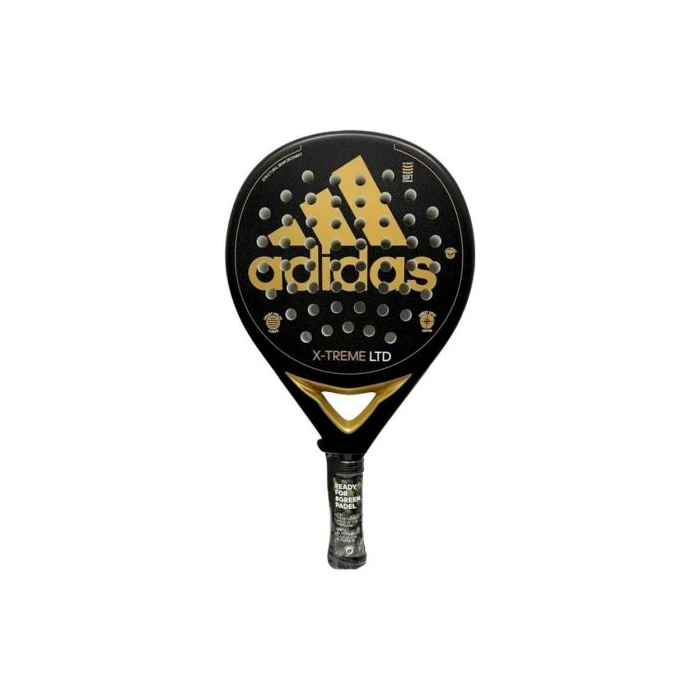 Adidas X-Treme LTD XTREME BK GD Pala de Pádel Negro y Oro | Control, Avanzado, Goma EVA SOFT PERFORMANCE, Superficie Rugosa