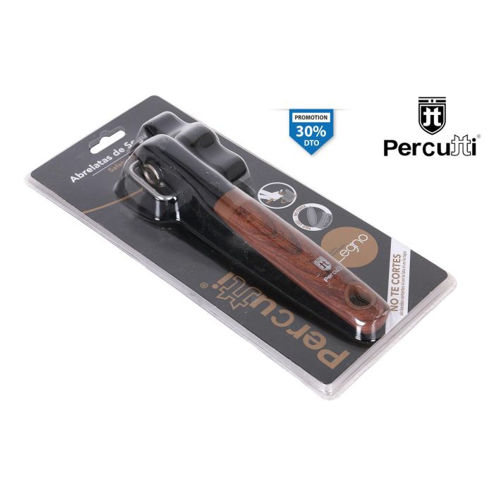 Percutti Abrelatas de Seguridad "Legno" 17x13x5 cm 160 g (4 Unidades)