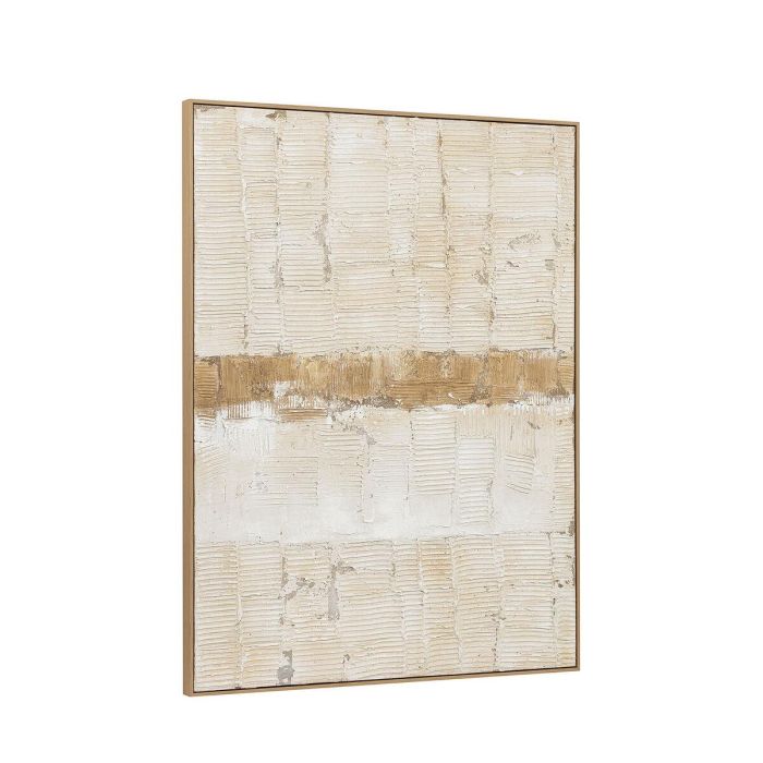 DKD Home Decor Cuadro Abstracto Urban Beige Blanco 92x122x4.5 cm - Pack 2 Unidades 3