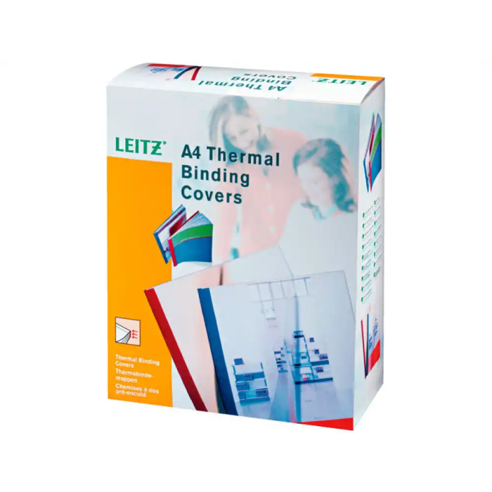 Tapa De Encuadernar Termica Leitz A4 4 Mm Ctr.240 G Blanco Caja De 100 1