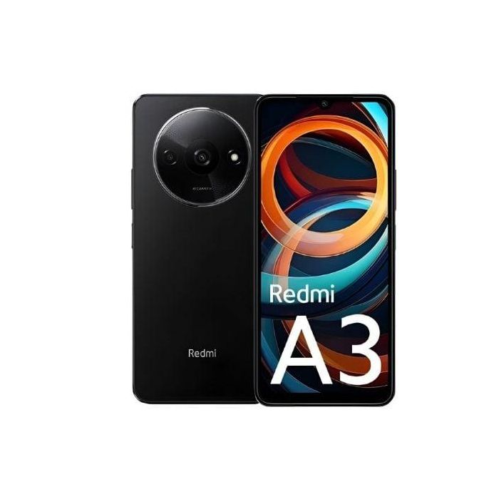 Smartphone Xiaomi Redmi A3 4GB/ 128GB/ 6.71"/ Negro Medianoche Smartphone Xiaomi Redmi A3 4GB/ 128GB/ 6.71"/ Negro Medianoche