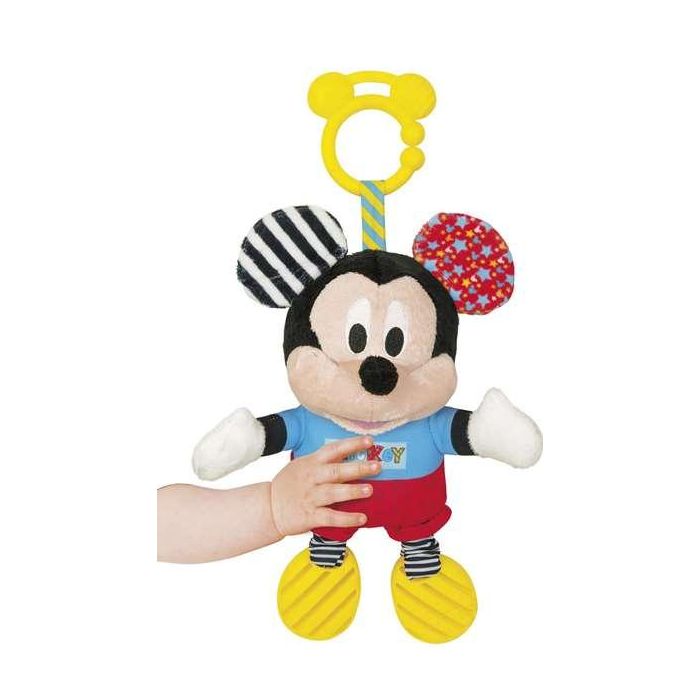 Clementoni Sonajero Mickey Peluche Texturas Con Mordedor 18x28x11 cm 3