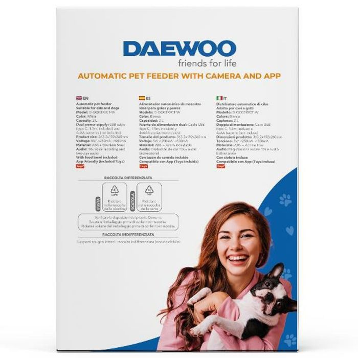 Comedero automático Daewoo D-QQ039-2L 0 Comedero automático Daewoo D-QQ039-2L 0