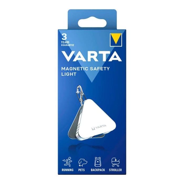 Varta Luz de seguridad magnética multiusos, 5 modos de luz, resistente al agua IP54, con imán y mosquetón, 45h autonomía 2 Varta Luz de seguridad magnética multiusos, 5 modos de luz, resistente al agua IP54, con imán y mosquetón, 45h autonomía 2