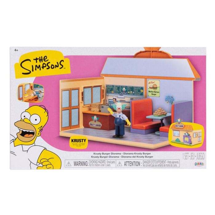 Playset Burger Krusty Los Simpsons 1 Playset Burger Krusty Los Simpsons 1