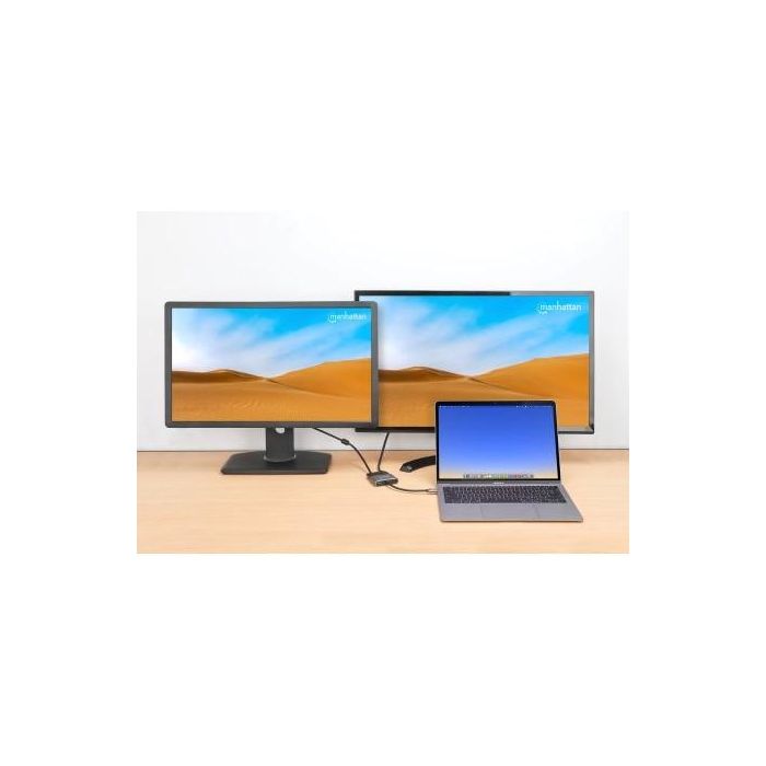 MANHATTAN USB-C auf HDMI & VGA 4in1 Konverter Power Delivery 6 MANHATTAN USB-C auf HDMI & VGA 4in1 Konverter Power Delivery 6
