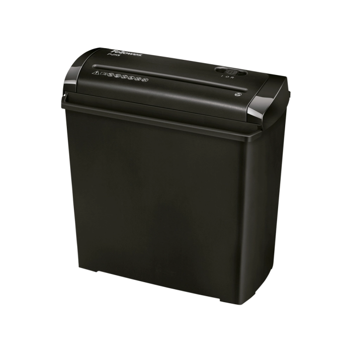 Fellowes Destructora de Documentos P-25S, Capacidad 5 Hojas, Corte en Tiras, Papelera 11 Litros 1