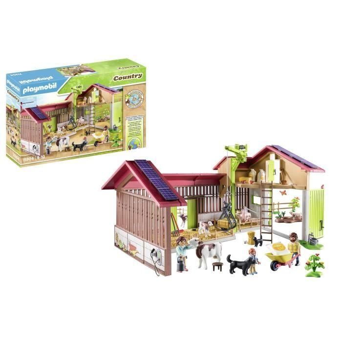 Playmobil PL71304 Granja con Paneles Solares - Set de Construcción Temática 'La Vida en la Granja' 2