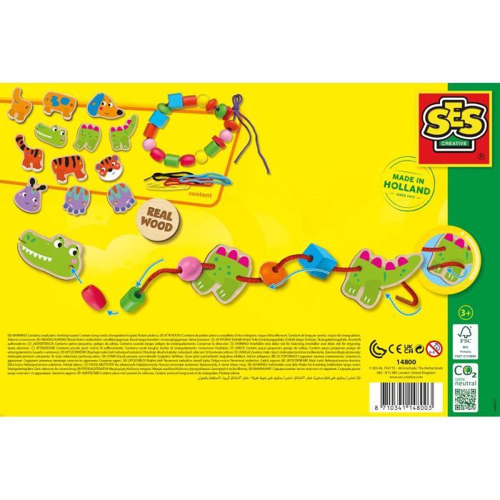 Ses Creative SES8710341148003 Animales para atar con abalorios 4