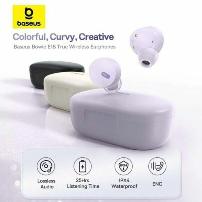 Auriculares Bluetooth Baseus E18 5 Auriculares Bluetooth Baseus E18 5