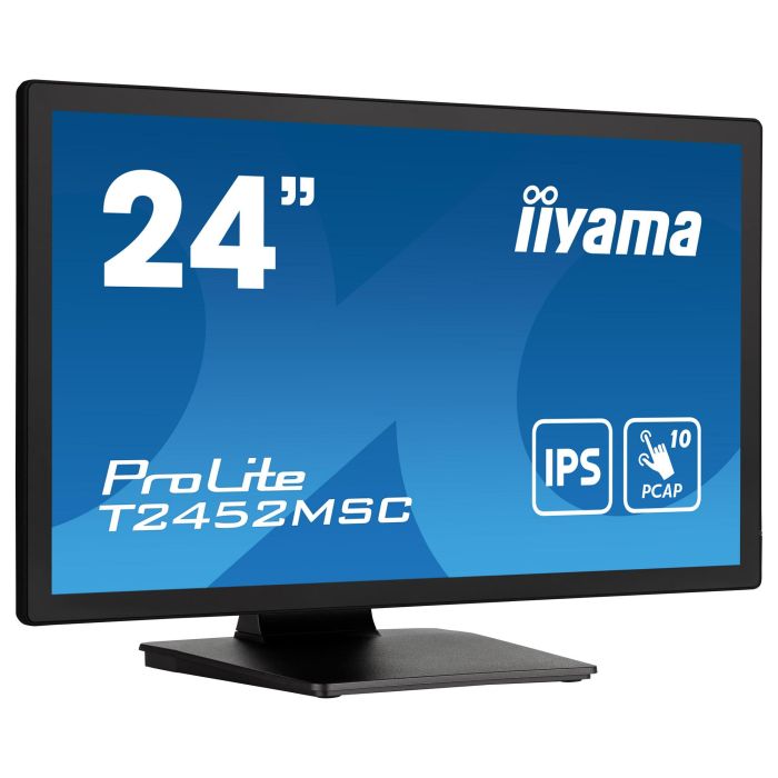 iiyama ProLite T2452MSC-B1 Monitor Táctil 24" FHD IPS 1920x1080 5ms HDMI DP USB-C Negro 1 iiyama ProLite T2452MSC-B1 Monitor Táctil 24" FHD IPS 1920x1080 5ms HDMI DP USB-C Negro 1