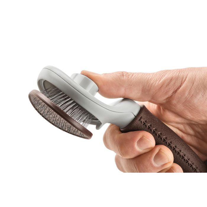 Hunter Cepillo Para Cardar Autolimpiable Talla L para Perros 3