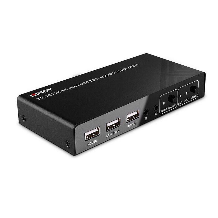 Lindy 2 Port HDMI 4K60, USB 2.0 and Audio KVM Switch 1 Lindy 2 Port HDMI 4K60, USB 2.0 and Audio KVM Switch 1