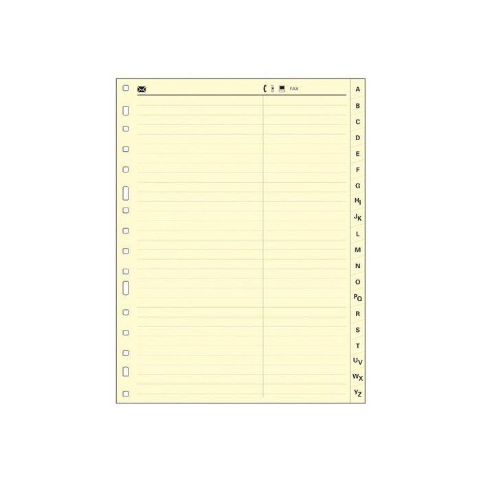 Indice Multifin Cartulina Alfabetico Alfa 3005 Fº 20 Pestañas 16 Taladros