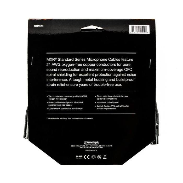 Cable Micrófono Mxr® Xlr-Xlr - 7,6 M 4 Cable Micrófono Mxr® Xlr-Xlr - 7,6 M 4