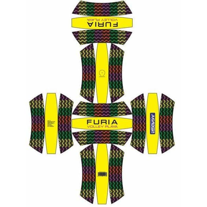 Balón volley playa furia 230mm, tacto suave - modelos surtidos 2