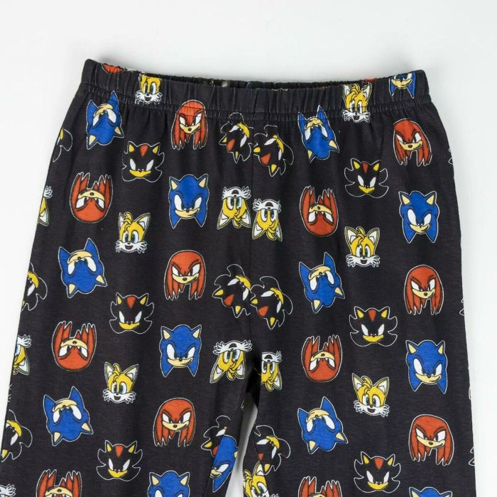 Pijama Infantil Sonic Azul 4 Pijama Infantil Sonic Azul 4