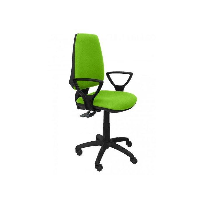 Silla Piqueras Y Crespo Elche S Brazos Fijos Mecanismo Sincro De Doble Maneta Gran Confortabilidad Regulable En Altura Ruedas De Nylon Asiento Y Respaldo Tapizado Bali Verde Pistacho
