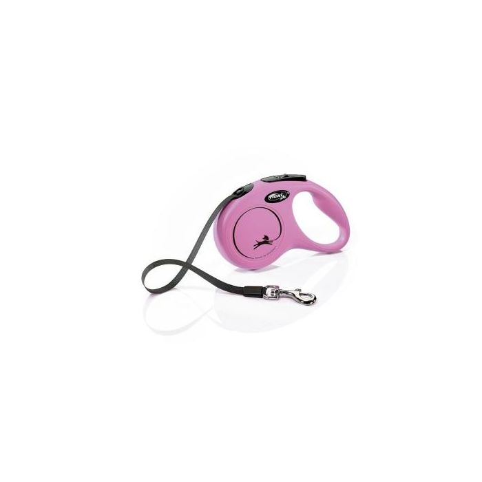 Correa para Perro Flexi NEW CLASSIC 5m Rosa Talla S