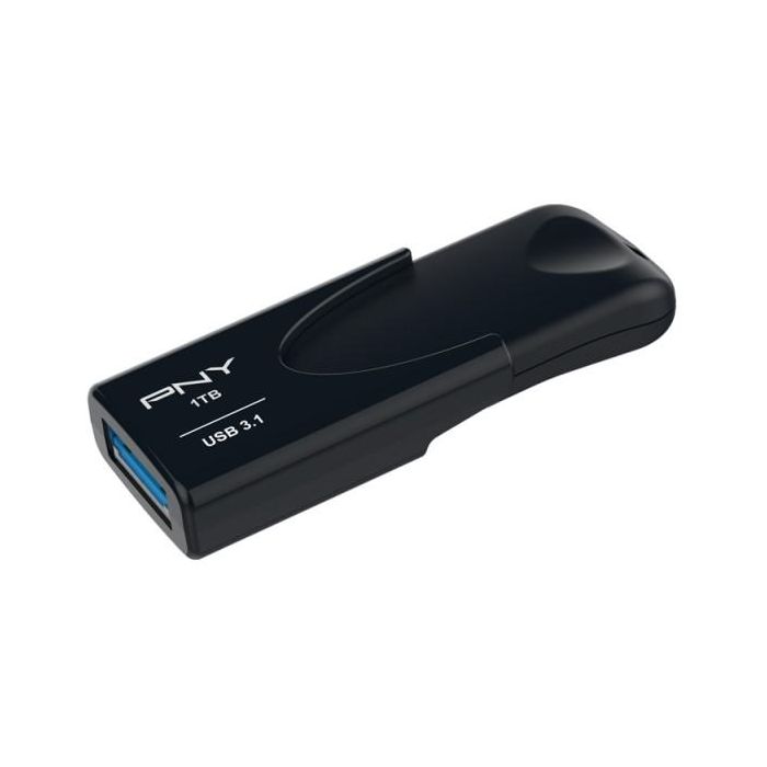 PNY Stick USB 3.1 Attaché 1TB Negro, Velocidad de Lectura 80MB/s 0 PNY Stick USB 3.1 Attaché 1TB Negro, Velocidad de Lectura 80MB/s 0