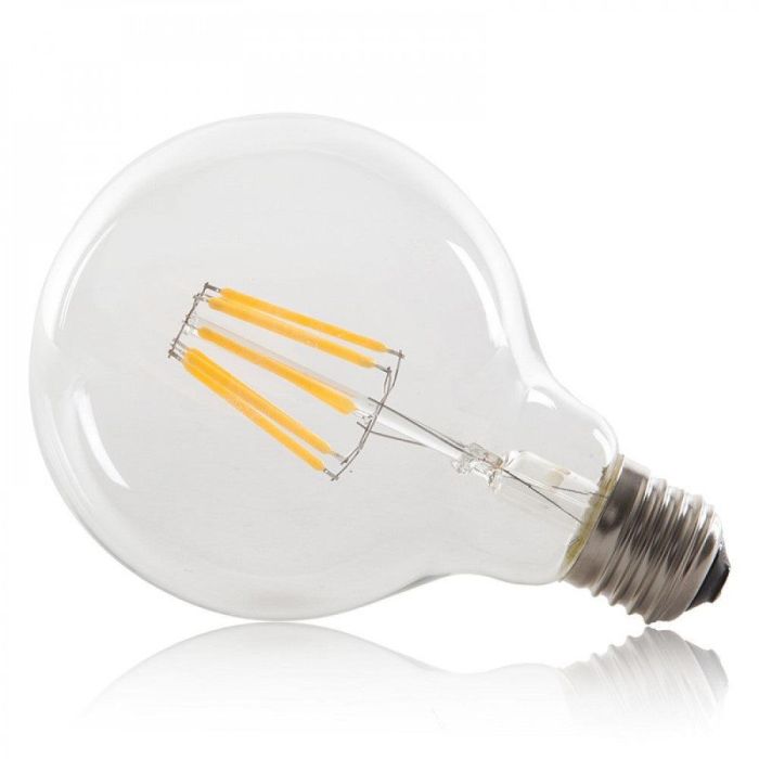 Bombilla LED E27 8W 576Lm 2000ºK Filamento G95 40.000H [HO-LF-G95-E27-8W-WW] 2