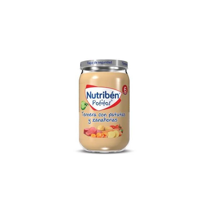 Nutriben Potito Ternera Patatas Y Zanahoria 235Gr.
