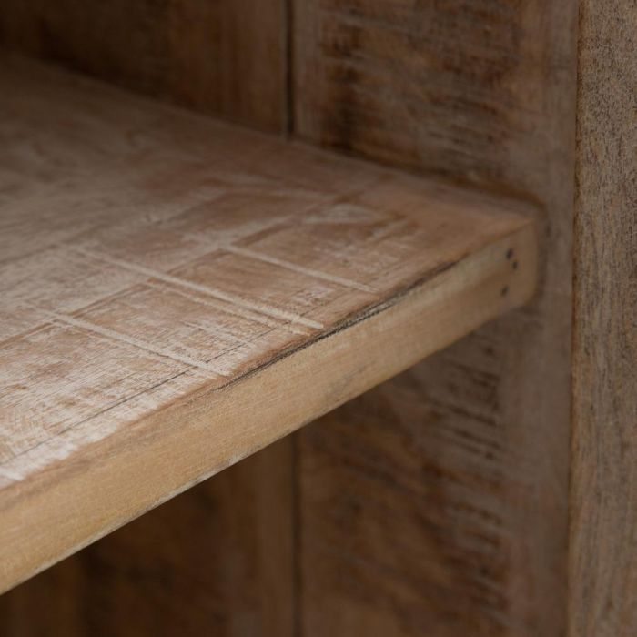 Aparador Blanco Rozado Madera de Mango 160 X 35 X 71 cm