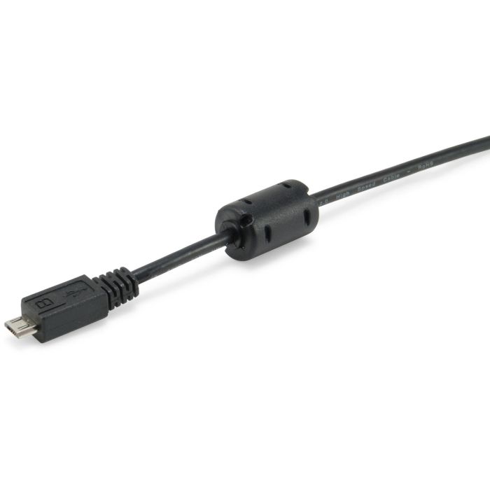 Equip Kabel USB-A 2.0 -> micro B St/St 1.00m Ferrit schwarz Polybeutel 1