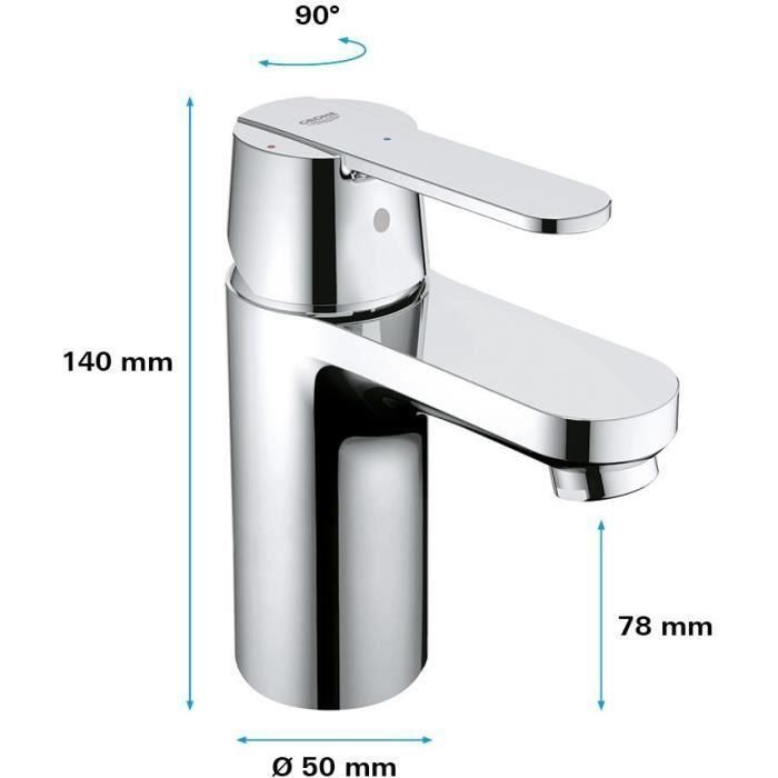 GROHE - Mezclador monomando de lavabo - Tamaño S 2