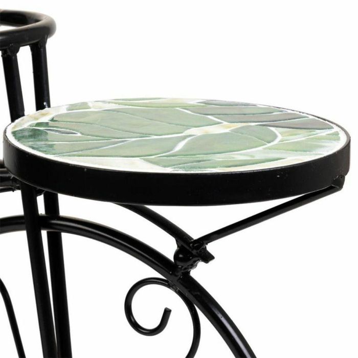 Soporte para Maceta Alexandra House Living Negro Hierro Azulejo Bicicleta 26 x 43 x 67 cm 4