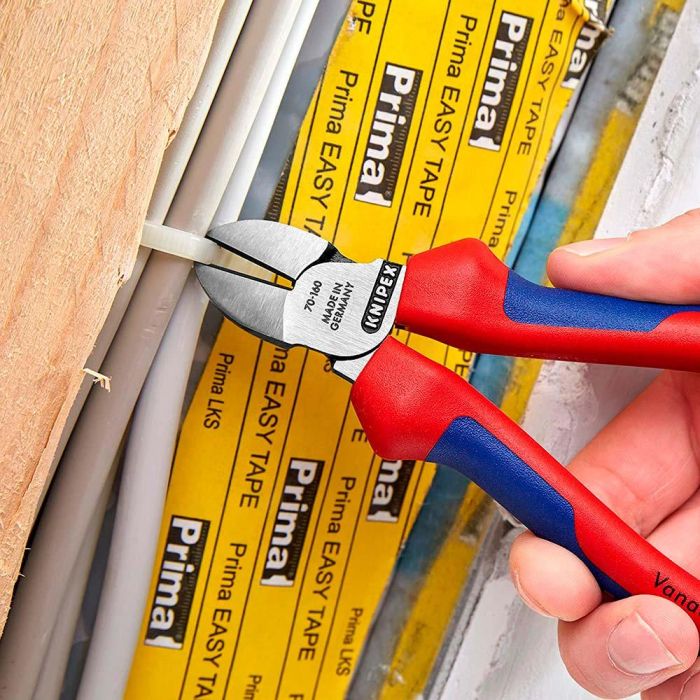 Knipex Alicates de corte diagonal 7002160, 160 mm filo con bisel, 165x53x21mm 2 Knipex Alicates de corte diagonal 7002160, 160 mm filo con bisel, 165x53x21mm 2