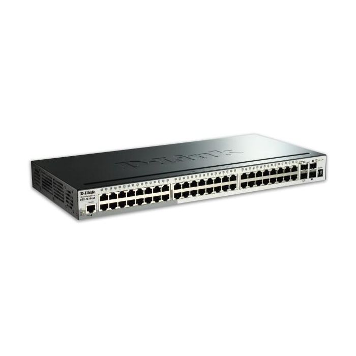 D-Link DGS-1510-52X/E Switch Gestionado L3 48 Puertos Gigabit Ethernet + 4 Puertos SFP+ Montaje en Rack 1U 1